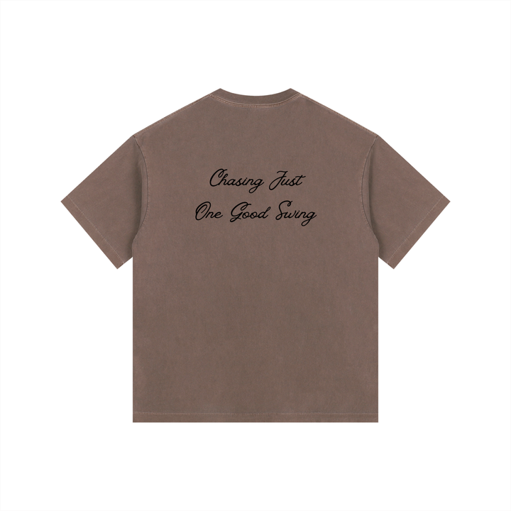 The One Good Swing Vintage Oversized T-Shirt