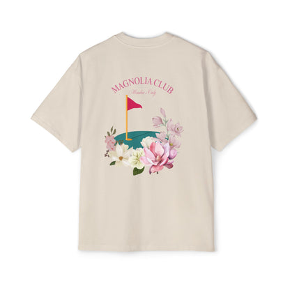 "Magnolia Club" Men's Heavy Oversized Tee