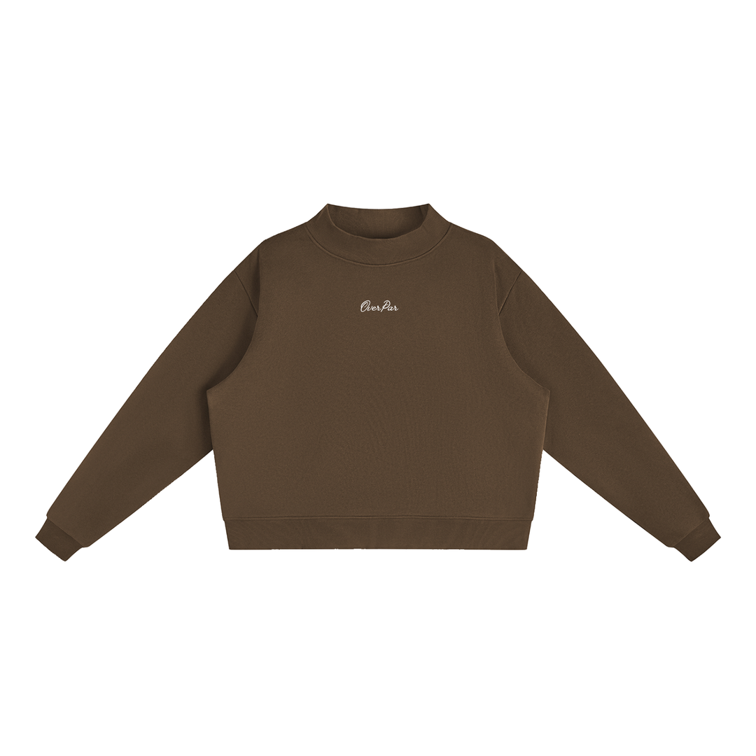 Birdie Bandit Mock Neck Crew Sweatshirt