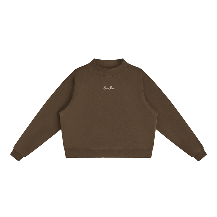Birdie Bandit Mock Neck Crew Sweatshirt