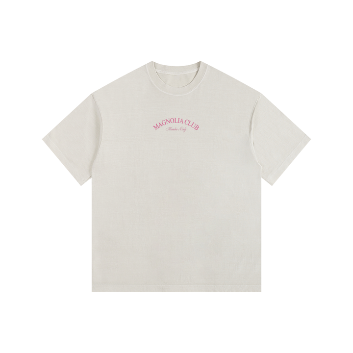 Magnolia Club Vintage Washed Oversized T-Shirt
