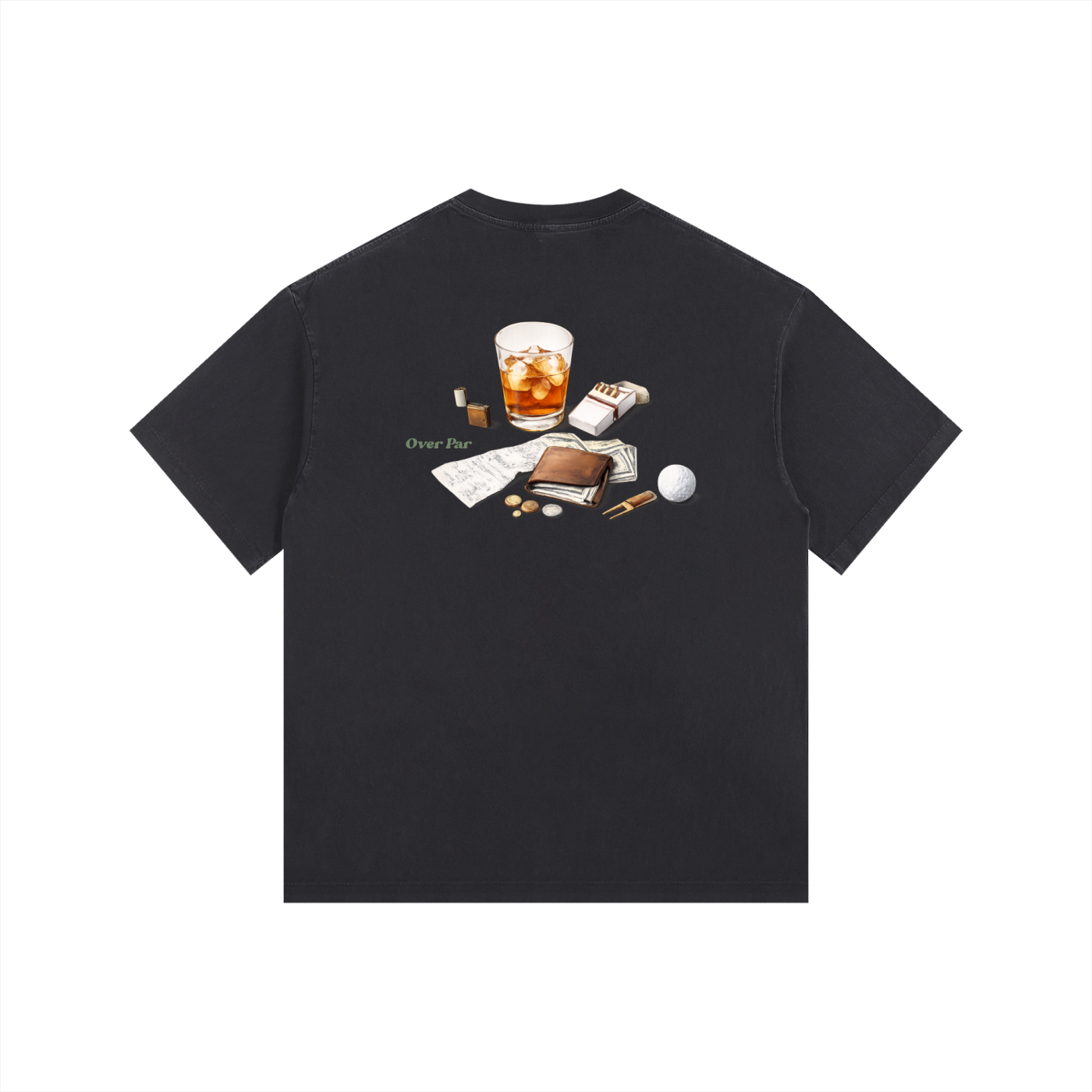 "Clubhouse Hours" Vintage Washed Oversized T-Shirt