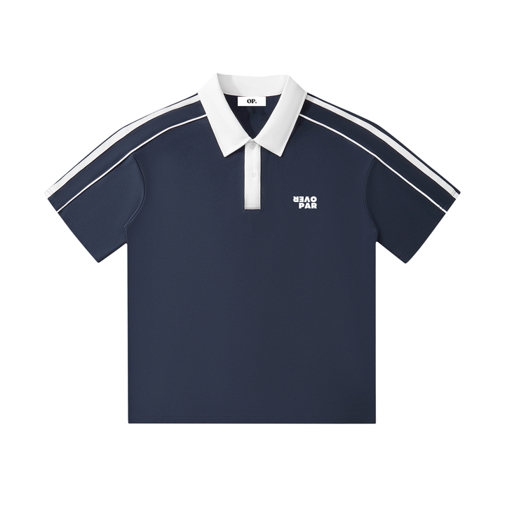 Up Down Collar Polo Shirt