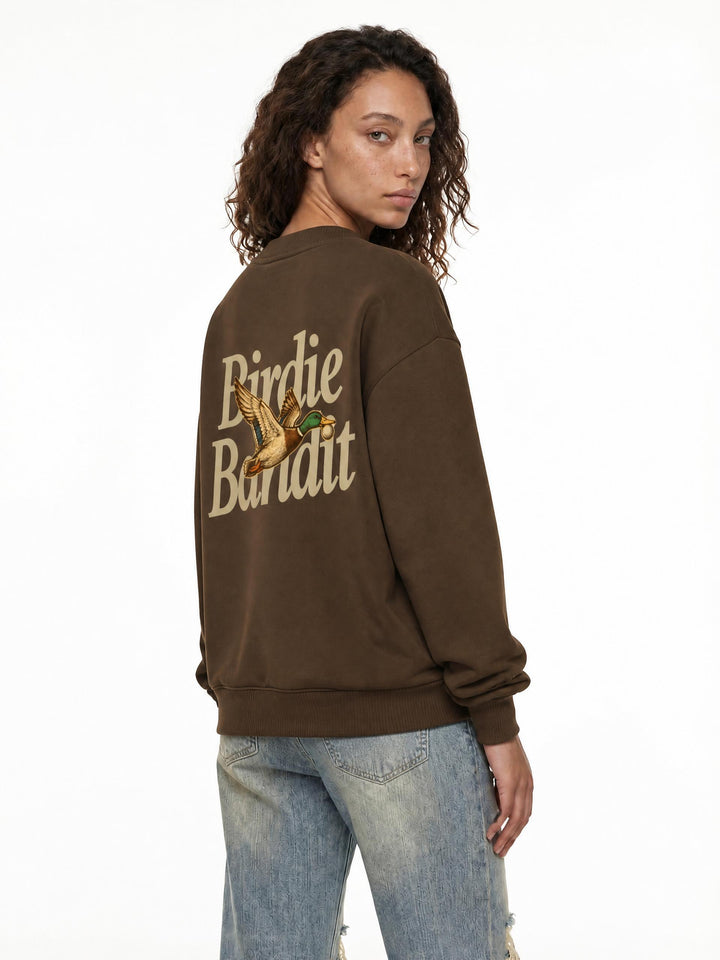 Birdie Bandit Mock Neck Crew Sweatshirt