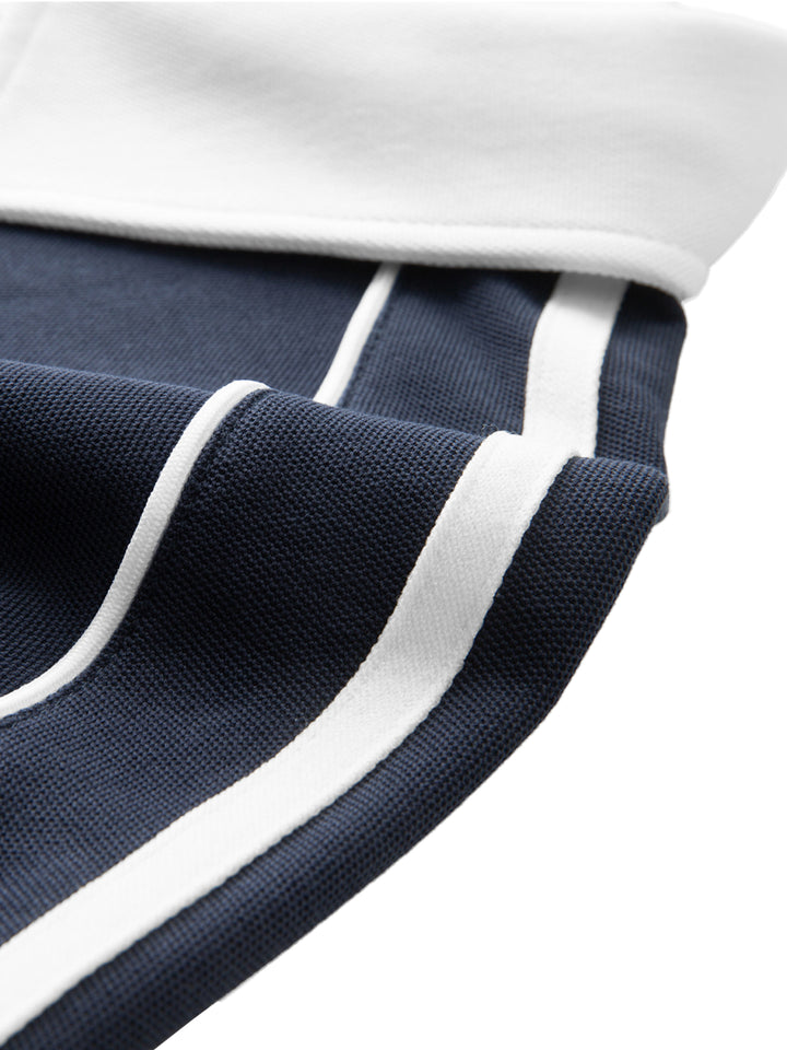 Up Down Collar Polo Shirt